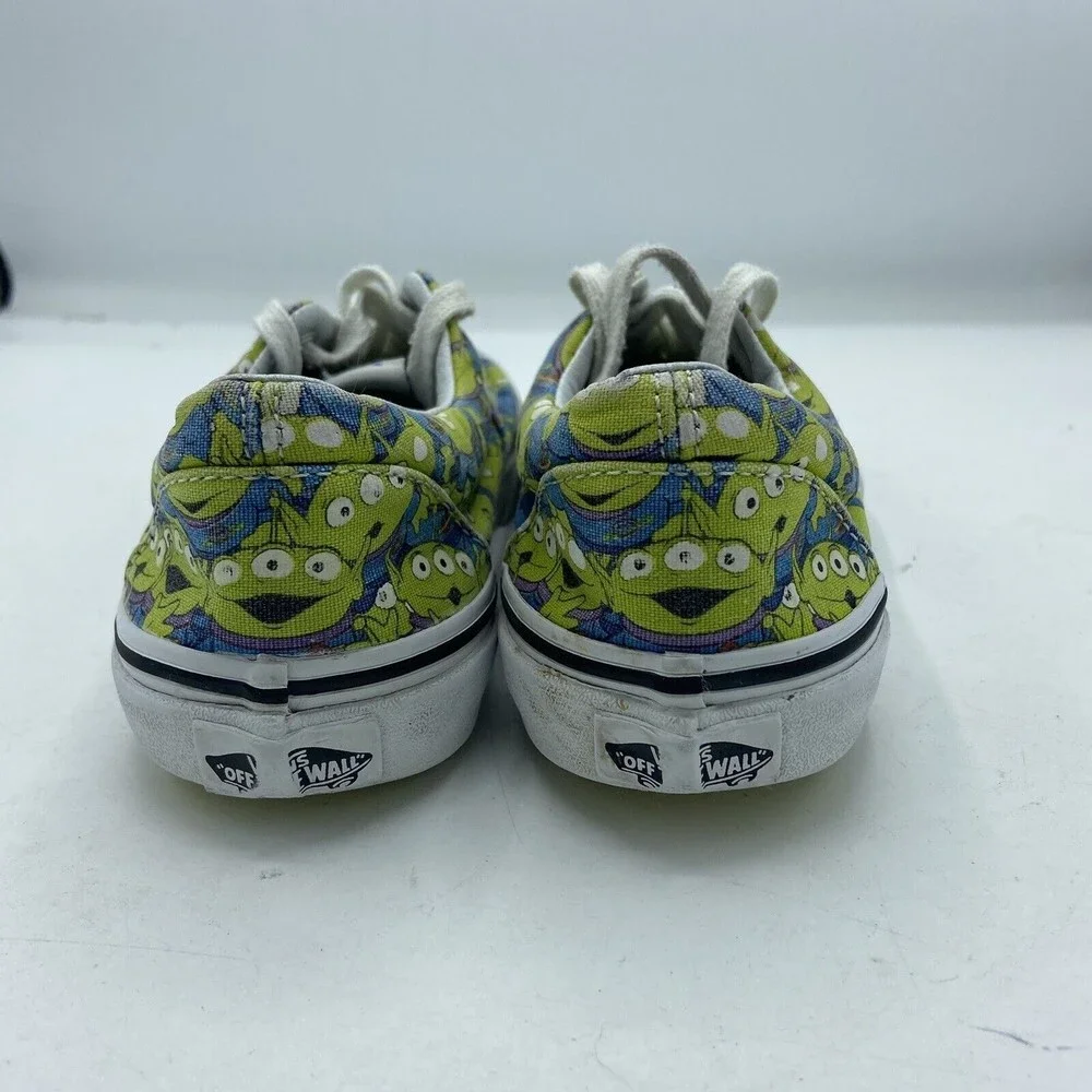 Disney Vans Toy Story ALIENS Glow In The Dark Shoes kids Size 2.5 - Picture 3 of 6